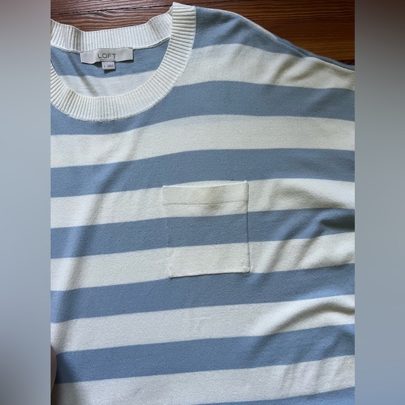 Striped Pocket Tunic Sweater - Picture 4 of 7